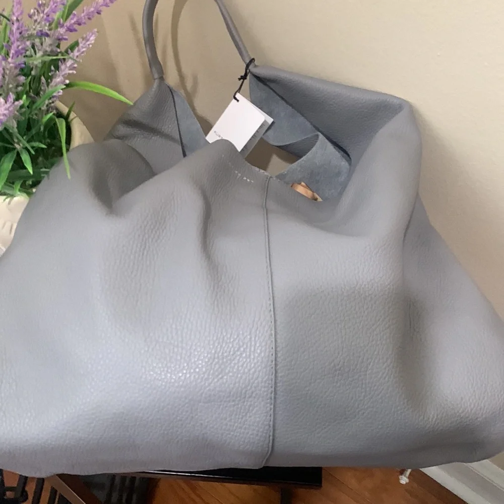 Kurt Geiger London Violet Leather Hobo Bag